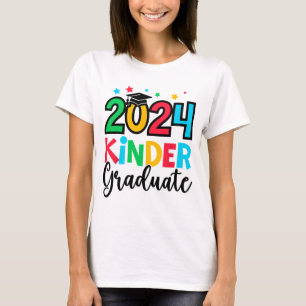 Kindergarten-Absolventen 2024 Abschlussgeschenke T-Shirt