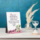Kindergarten Angel Tabletop Plaque mit Easel Fotoplatte (Seite)