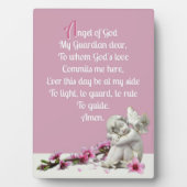 Kindergarten Angel Tabletop Plaque mit Easel Fotoplatte (Vorderseite)