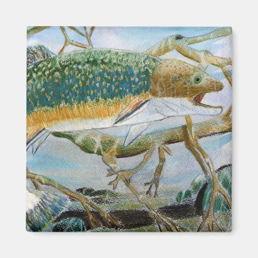 Kindergarten: Bachforelle Magnet (Vorne)