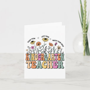 Kindergarten Blume Groovy Dozentin Ck To S Karte