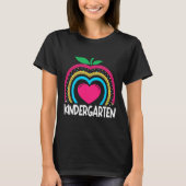 Kindergarten Boho Rainbow-Lehrerteam Kinder squa T-Shirt (Vorderseite)
