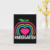 Kindergarten Boho Rainbow Teacher Team Kinder Squa Karte (Gelbe Blume)