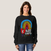 Kindergarten Boho Rainbow Teacher Team Kinder Squa Sweatshirt (Vorne ganz)