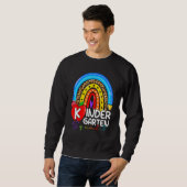 Kindergarten Boho Rainbow Teacher Team Kinder Squa Sweatshirt (Vorne ganz)