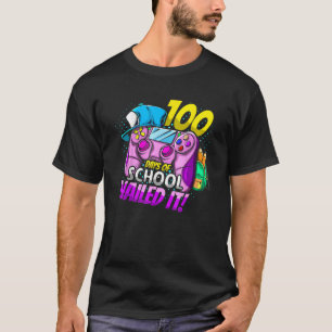 Kindergarten Boys Video Game, 100 Tage Schule n T-Shirt