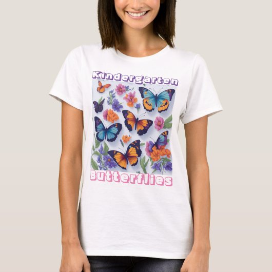 Kindergarten Butterflies T-Shirt (Vorderseite)