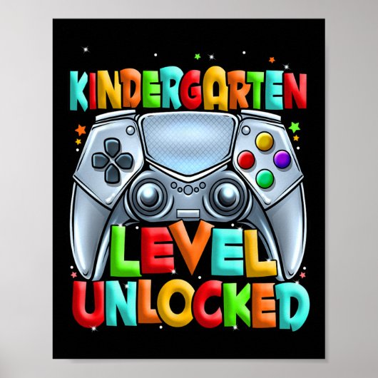 Kindergarten Ck To School Kids Level Kindergarten  Poster (Vorne)