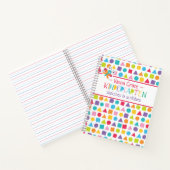 Kindergarten Colorful Crayons Scribbles Notebook Notizblock (Innenseite)