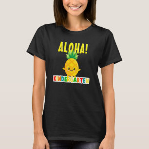 Kindergarten Cool Aloha Ananas Glücklicher erster T-Shirt