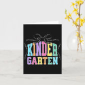 Kindergarten Coquette Bow zurück zur Schule Funny  Karte (Gelbe Blume)