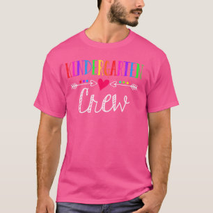 Kindergarten Crew Funny Kinder Teacher 1. Tag T-Shirt