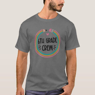 Kindergarten Crew Funny Teacher Student Erster Tag T-Shirt