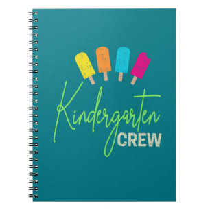 Kindergarten Crew für Kinderzimmer-Schule Kind Vi Notizblock