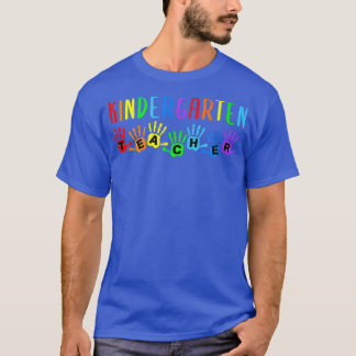 Kindergarten Crew Kinderteam Handprints T T-Shirt