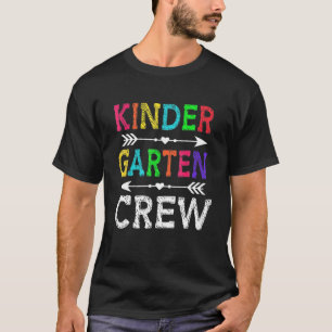 Kindergarten Crew zurück zur Schule für Lehrerstuh T-Shirt