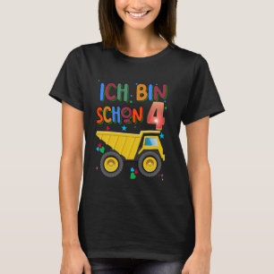 Kindergarten Deutscher Text bin 4 T-Shirt