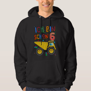 Kindergarten Deutscher Text bin 6 Hoodie