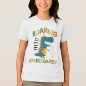 Kindergarten Dinosaur Back to School Shirt (Vorderseite)