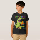 Kindergarten-Dinosaurier T Rex zurück zu Schule T-Shirt (Vorne ganz)