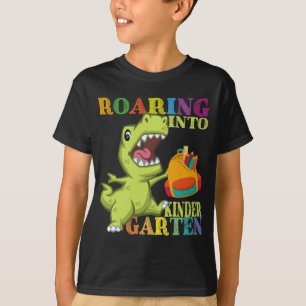 Kindergarten-Dinosaurier T Rex zurück zu Schule T-Shirt