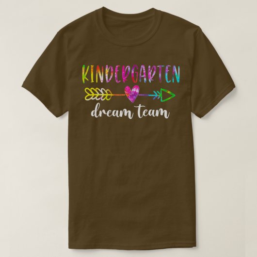 Kindergarten Dream Team Schüler/innen Lehrer/innen T-Shirt (Design vorne)