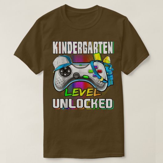 Kindergarten-Ebene unverschlossen T-Shirt (Design vorne)