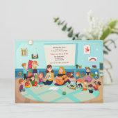 Kindergarten Einladung (Stehend Vorderseite)