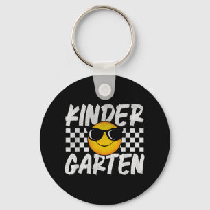 Kindergarten Erster Schultag Kinder Team Rückseite Schlüsselanhänger