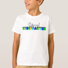 Kindergarten Erster Tag Offiziell Kindergartner Bo T-Shirt