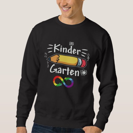 Kindergarten First Day Of School Autism Awareness Sweatshirt (Vorderseite)
