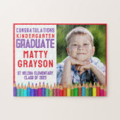 Kindergarten Foto Abschluss Puzzle (Horizontal)