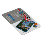 Kindergarten Foto Boy Graduation Party Einladung Magnet (Rechte Seite)