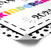 Kindergarten-Foto-Requisitenzeichen Poster (Ecke)