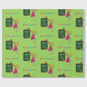 Kindergarten-Geschenkpapier Geschenkpapier (Flach)