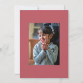 Kindergarten Girl Abschluss Celebration mit Cat Ankündigung (Rückseite)