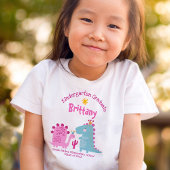Kindergarten Girl Abschluss Dinosaur Individuelle T-Shirt