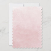 Kindergarten Girl Abschluss Teddy Bear Einladung (Rückseite)