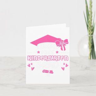 Kindergarten Grad Abschluss Graduate Cl von 2024 Karte