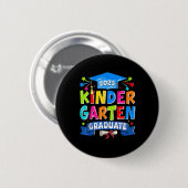 Kindergarten Graduate 2025 Kinder Abschluss Kinder Button (Vorne & Hinten)