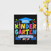 Kindergarten Graduate 2025 Kinder Abschluss Kinder Karte (Gelbe Blume)