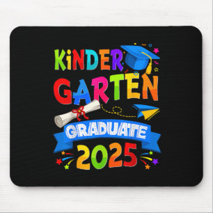 Kindergarten Graduate Cl von 2025 Abschluss Boy Gi Mousepad