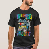 Kindergarten Graduate Monster Truck Dinosaur Gradu T-Shirt (Vorderseite)