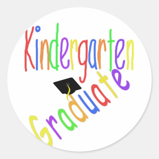Kindergarten Graduate Stickers (Vorderseite)
