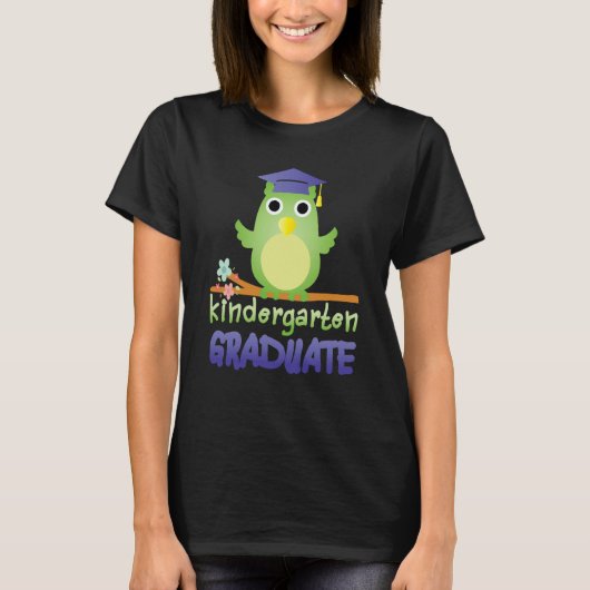 Kindergarten Graduation  Graduate Owl Shirt (Vorderseite)