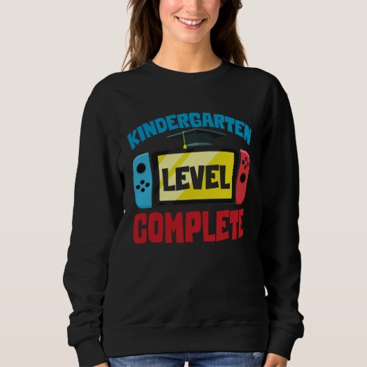 Kindergarten Graduation Level Complete Graduated K Sweatshirt (Vorderseite)