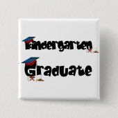Kindergarten-graduierte T-Shirts und Geschenke Button (Vorderseite)