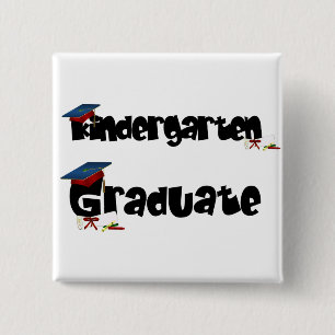 Kindergarten-graduierte T-Shirts und Geschenke Button