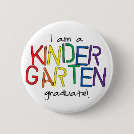 Kindergarten-graduierter Knopf Button