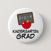 Kindergarten-graduiertes Geschenk Button (Vorderseite)
